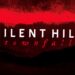 Arte oficial de Silent Hill Townfall em tons vermelhos e escuros usada pela Konami para divulgar transmissão com novidades do jogo