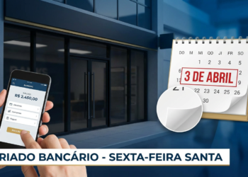 Bancos não abrirão na sexta-feira Santa, 3 de abril.