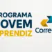 Logo do Programa Jovem Aprendiz dos Correios.