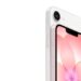 iPhone 17e nas cores branco e rosa suave mostrando o design com câmera única e tela de 6,1 polegadas.