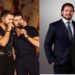 Zé Neto e Cristiano abraçados cantando no palco na imagem 1 e Daniel Vorcaro sorrindo de terno escuro na imagem 2.
