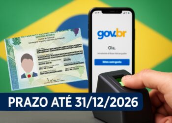 Carteira de Identidade Nacional, autenticação digital e prazo até 31/12/2026
